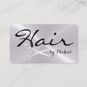 Hair Stylist Appointment Roestvrij staal Metaal Afsprakenkaartje