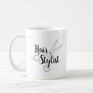 Hair Stylist Black Koffiemok