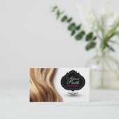 Hair Stylist Business Card Visitekaartje (Staand voorkant)