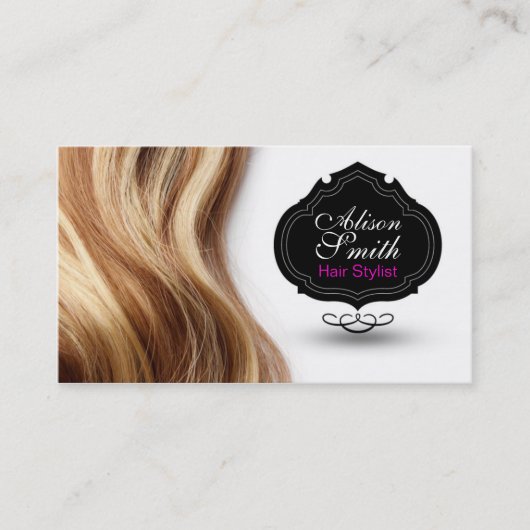 Hair Stylist Business Card Visitekaartje (Voorkant)