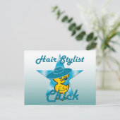 Hair Stylist Chick #7 Briefkaart (Staand voorkant)