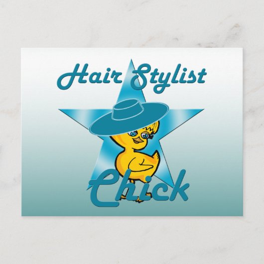 Hair Stylist Chick #7 Briefkaart (Voorkant)