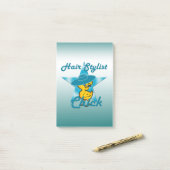 Hair Stylist Chick #7 Post-it® Notes (Op bureau)
