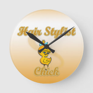 Hair Stylist Chick Ronde Klok