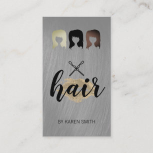Hair Stylist en Kiss Hair Pins Visitekaartje