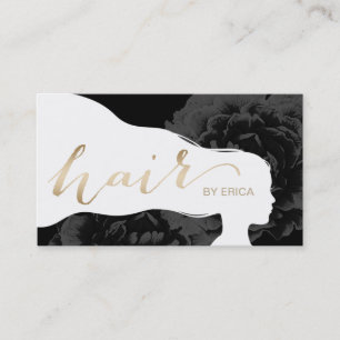 Hair Stylist Floral Beauty Appointment Afsprakenkaartje
