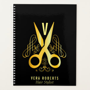 Hair Stylist Gold Ciseau & Beauté Design de salon