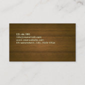 Hair Stylist Hair Salon Leather & Wood Loyalty (Achterkant)