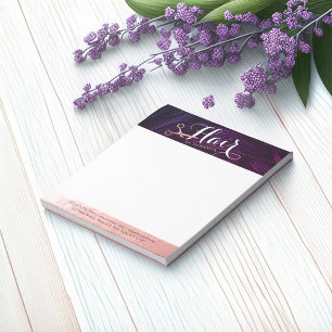 Hair Stylist Hairdresser Beauty Roos Gold Scissors Notitieblok