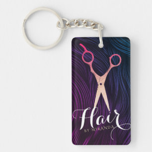 Hair Stylist Hairdresser Beauty Roos Gold Scissors Sleutelhanger