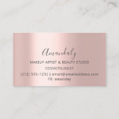 Hair Stylist Hairdresser Roos Scissors Coiffeur Visitekaartje (Achterkant)