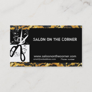 Hair Stylist Hairdresser Trendy Scissors Swills Afsprakenkaartje