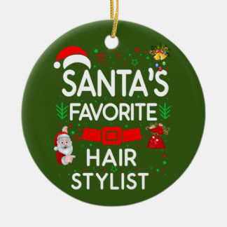 Hair Stylist Keramisch Ornament