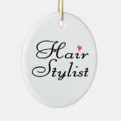 Hair Stylist Keramisch Ornament (Rechts)