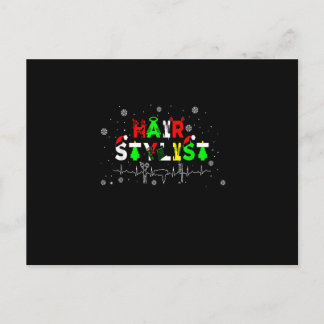 Hair Stylist Kerstmis Funny Quote Gifts for Haird Briefkaart