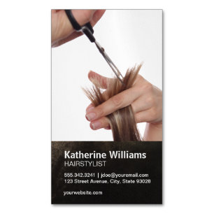 Hair Stylist Magnetisch Visitekaartje