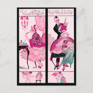 HAIR STYLIST, MODE BEAUTY SALON MAKE ARTIST BRIEFKAART