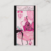 HAIR STYLIST, MODE BEAUTY SALON MAKE ARTIST VISITEKAARTJE (Achterkant)