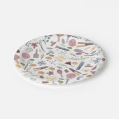 Hair Stylist | Patroon | WATERVERF Papieren Bordje (Gekanteld)