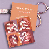 Hair Stylist Photo Visitekaartje