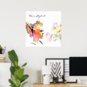 Hair Stylist Poster (Thuiskantoor)