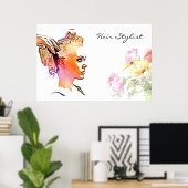 Hair Stylist Poster (Thuiskantoor)