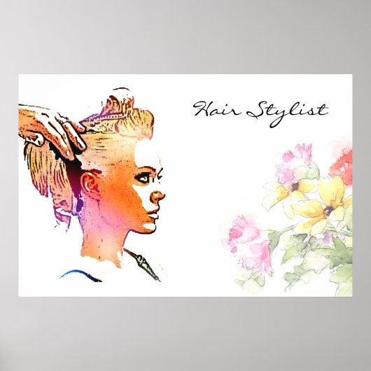 Hair Stylist Poster (Voorkant)