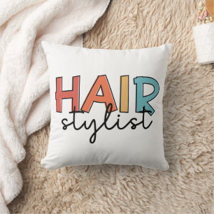 Hair Stylist Retro Hairdresser Gift Kussen