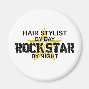 Hair Stylist Rock Star by Night Magneet