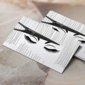 Hair Stylist Scissor & Girl Hair Salon Visitekaartje