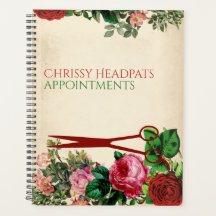 Hair stylist scissors rozen salon afspraak