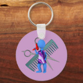 Hair Stylist Sleutelhanger (Voorkant)