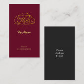 Hair Stylist Visitekaartje (Voorkant / Achterkant)