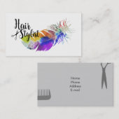 Hair Stylist Visitekaartje (Voorkant / Achterkant)