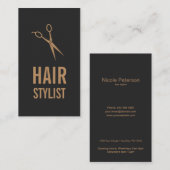 Hair Stylist Visitekaartje (Voorkant / Achterkant)