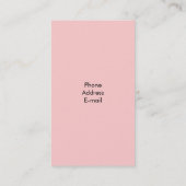 Hair Stylist Visitekaartje (Achterkant)