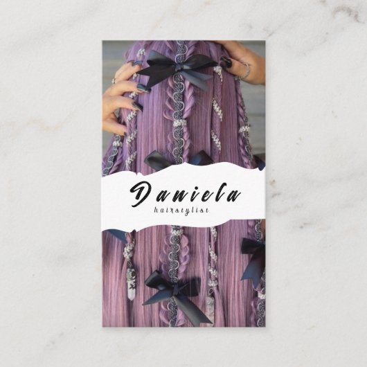 Hair Stylist Visitekaartje (Voorkant)