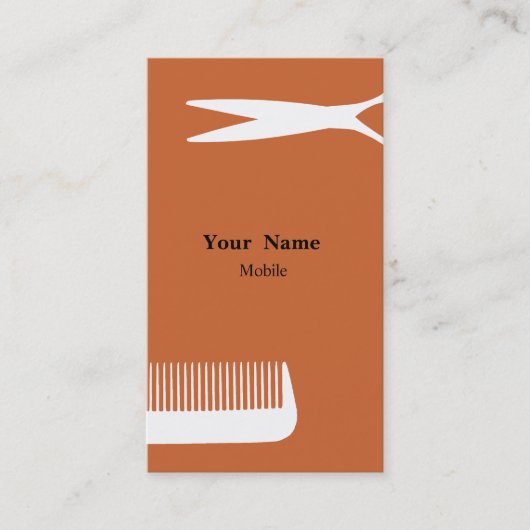 Hair Stylist Visitekaartje (Voorkant)