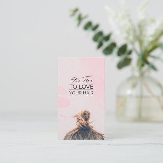 Hair Stylist Visitekaartje (Staand voorkant)