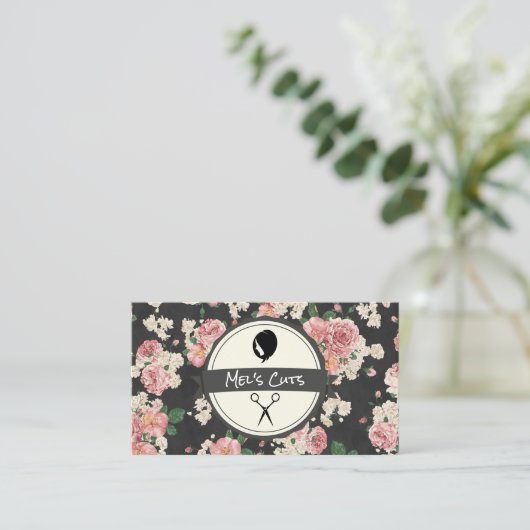 Hair Stylist | Vloerpatroon Visitekaartje (Staand voorkant)