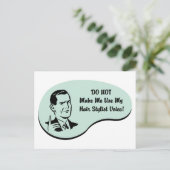 Hair Stylist Voice Briefkaart (Staand voorkant)