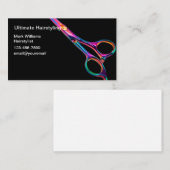 Hair Styliste Beauté Cartes de visite (Devant / Derrière)