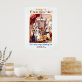 Hair Tonic Advertisement 1860 Poster (Keuken)