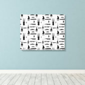 Hair We gaan Canvas Afdruk (Insitu (Houten vloer))