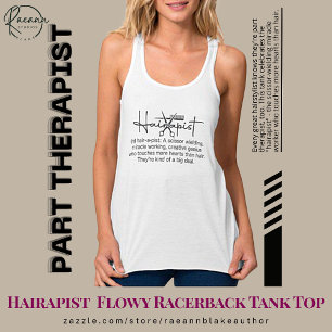 Hairapist Flowy Racerback Tank Top (geen directe v