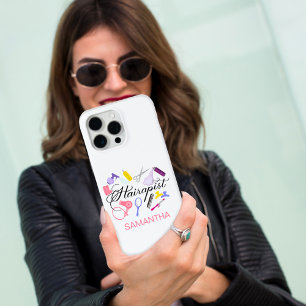 Hairapist Hairdresser Hair Stylist Barber Design iPhone 15 Pro Max Hoesje