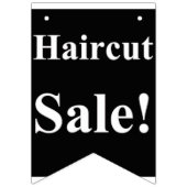 Haircut Sale Bunting Banner (Derde vlag)