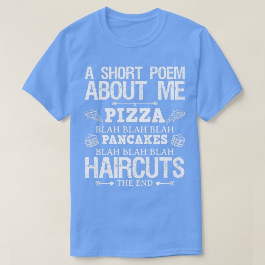 Haircuts Funny Design for Gift 2 1 T-shirt (Design voorkant)