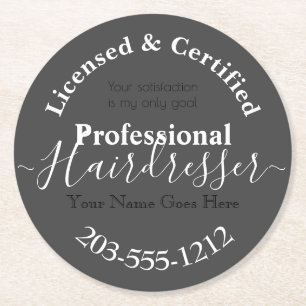 Hairdresser Adverteren HAMbWG Onderzetter