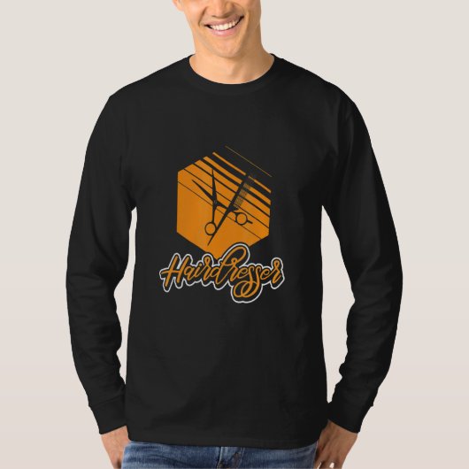 Hairdresser Barber Salon T-shirt (Voorkant)